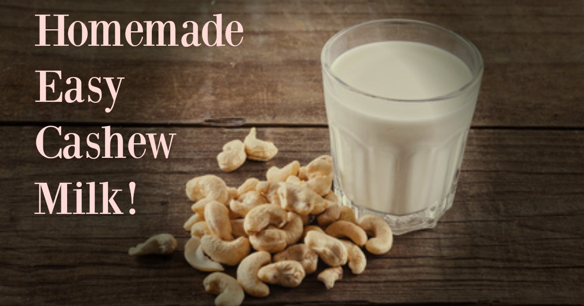 almond cow cashew milk recipe