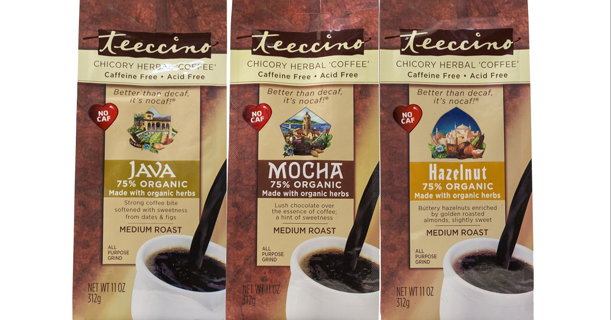 Teeccino herbal coffee