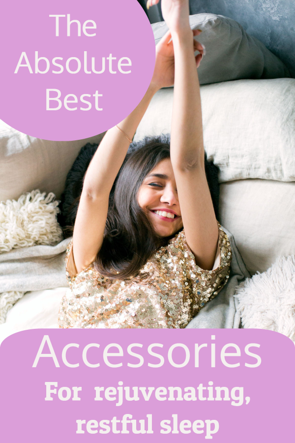 My favorite products and accessories to help me sleep (products for sleep/ ways to get better quality sleep/ sleep masks/ white noise machine/ weighted blanket/ lavender essential oil/ ear plugs/ improve sleep/ accessories for sleep/ products for insomnia/ help with sleep/ help yourself fall asleep/ stay asleep/ fall asleep faster)